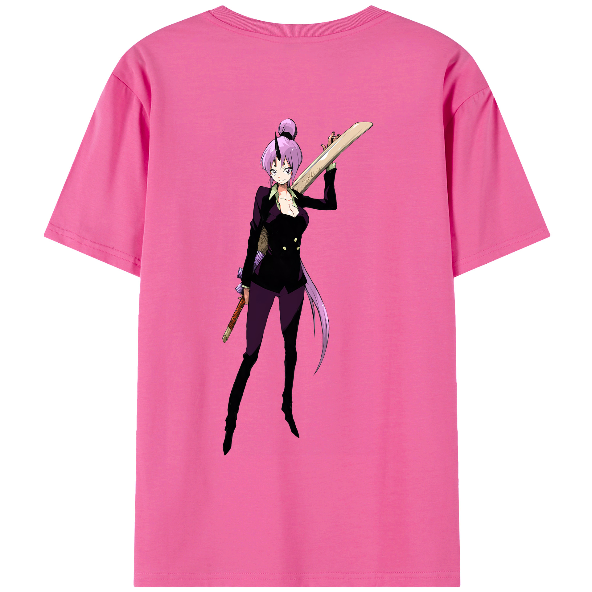 （画像用） 転スラ Regarding Reincarnated to Slime レディース半袖Tシャツ(バックプリント)